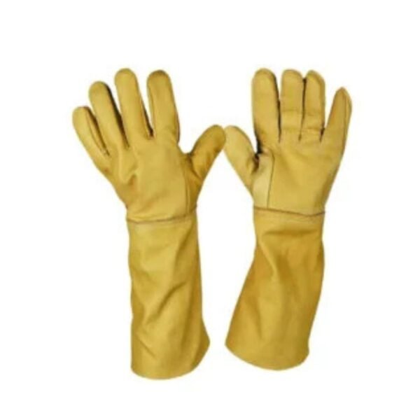 Ferrobrero | GUANTES DE VAQUETA  REFORZADO LARGO(PRECIO DOCENA)