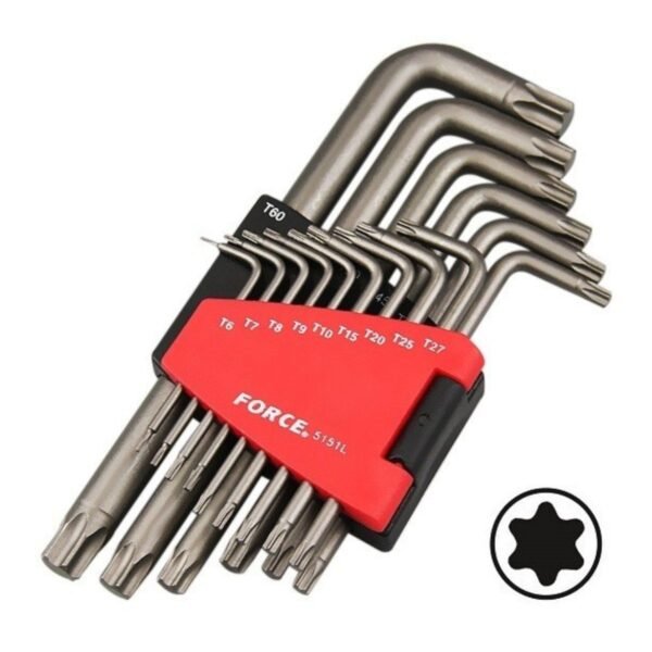 Ferrobrero | LLAVES TORX LARGAS JGO