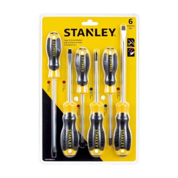 DESTORNILLADORES STANLEY 6 PZAS