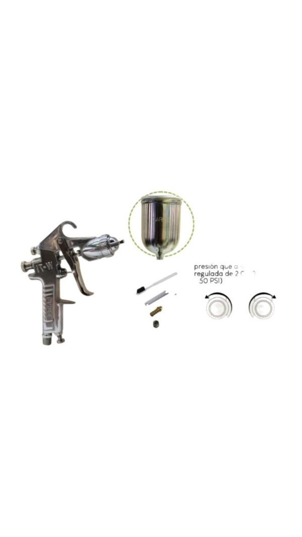 Ferrobrero | PISTOLA AERO CARIBE W71G PRO MAX (1.4MM-400ML)