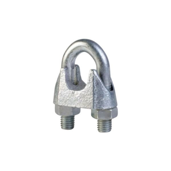 Ferrobrero | PERRO 1/4 PARA CABLE GALVANIZADO(PACK X100)