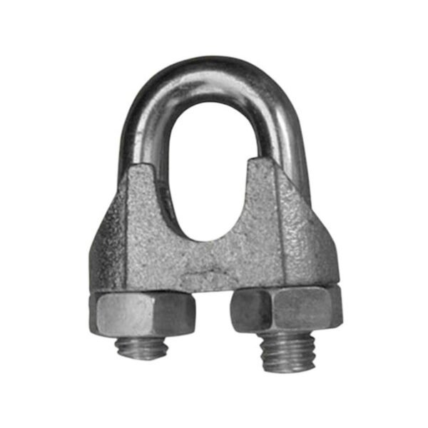 Ferrobrero | PERRO 5/8 PARA CABLE GALVANIZADO(PACK X50)